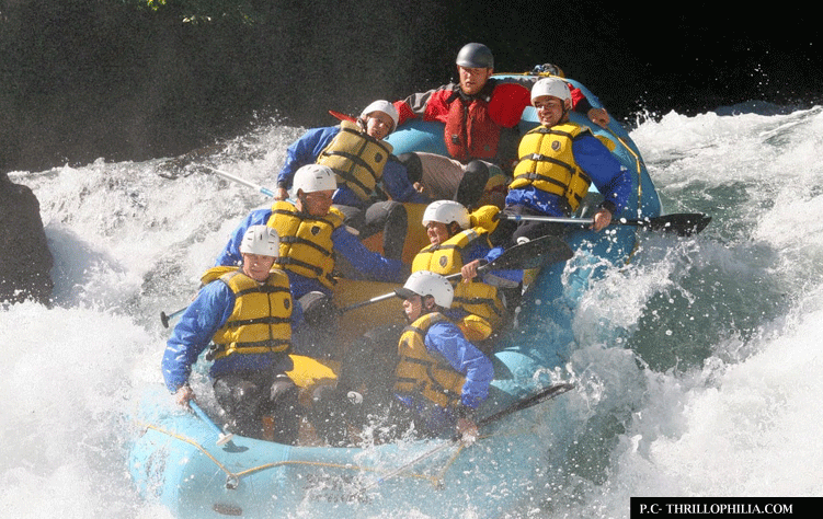 Whitewater river rafting